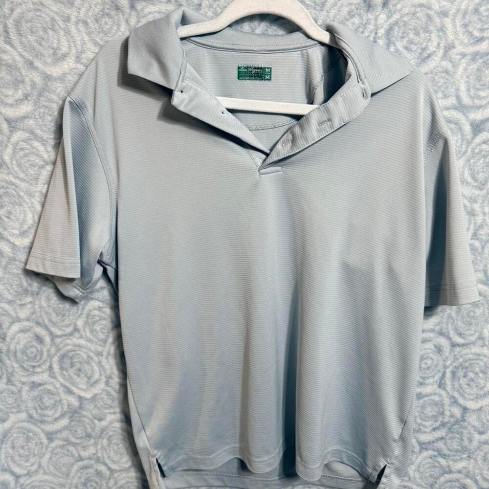 Ben Hagan Light grey polo shirt with - Picture 4 of 4